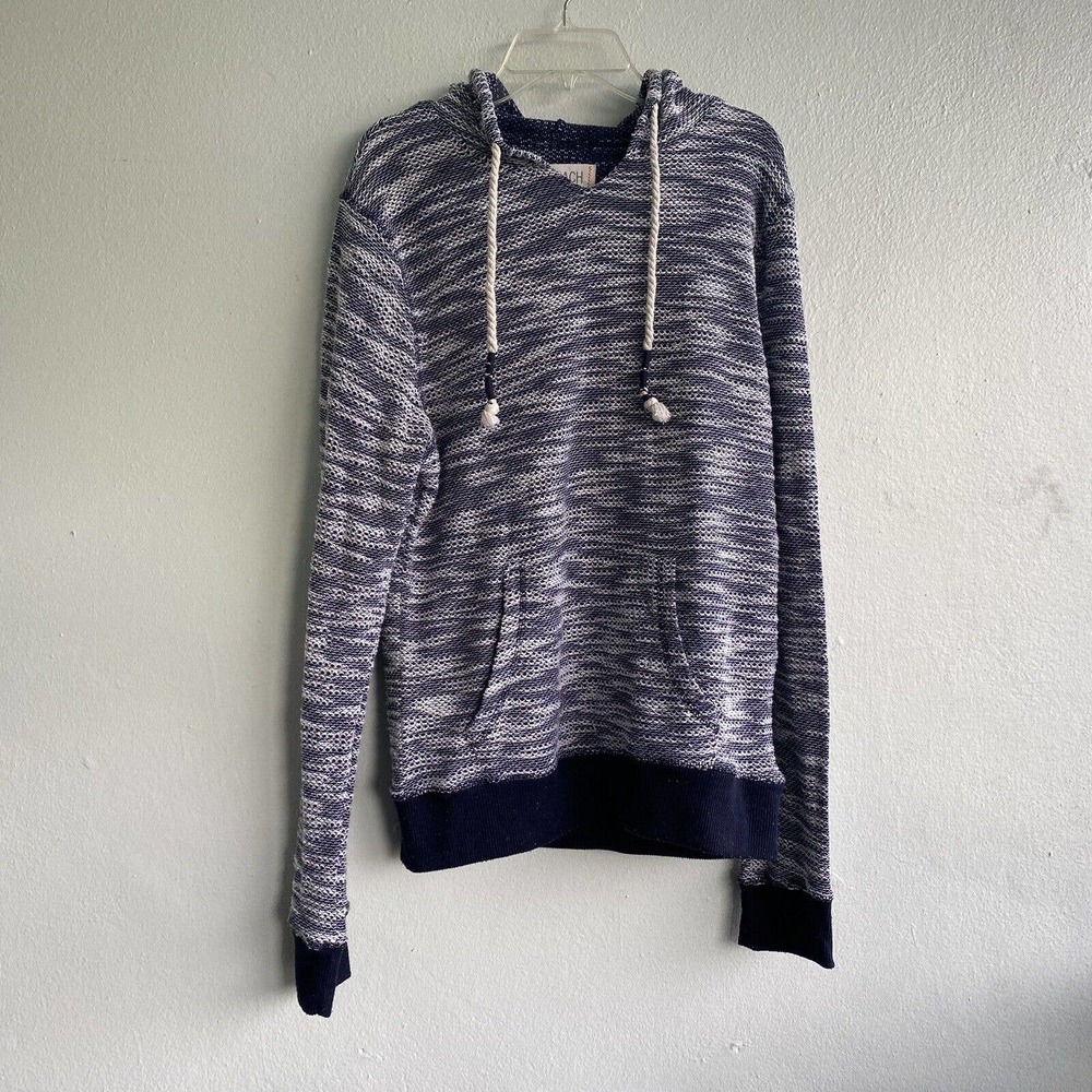 Beach By Exist Women's Size L Blue Long Sleeve One Large Pocket Hoodie
